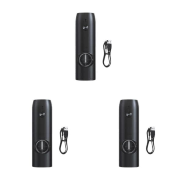 1/2/3 Elektronisk Pepperkvern USB Oppladbar Justerbar Enkel Single 3Set