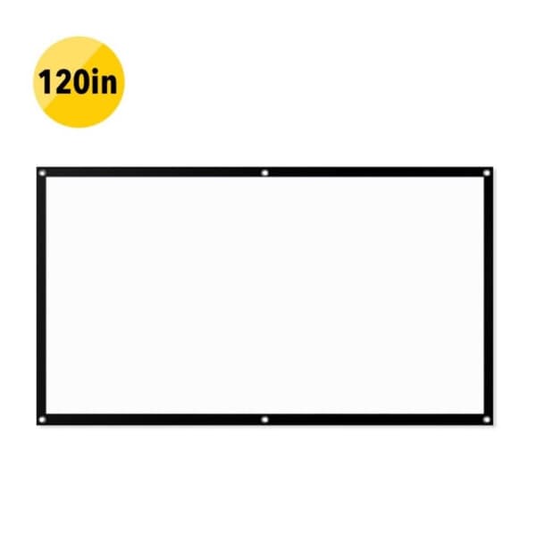 Projektionslærred 120 Tommer Til Projektor Lærred 240 x 180 cm White Vit