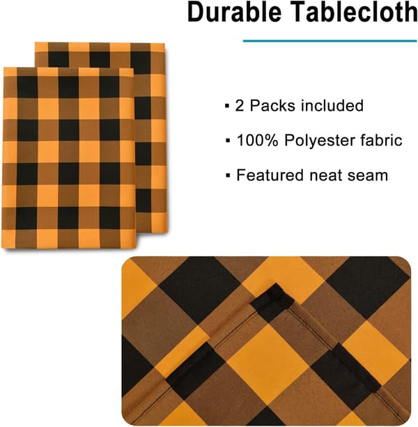 Vattentät Buffalo Check-duk, 2-pack, 35,4 x 59 tum