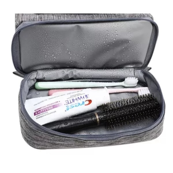 Sminkväska / Necessär / Toalettväska - Makeup Bag Grey grå