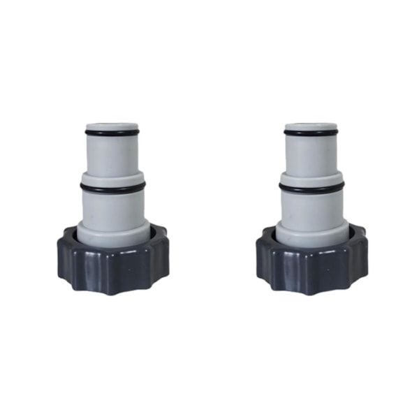 1/2/3 Portabel Poolslang Adapter Beslag Hållbar Ventil med 2PCS