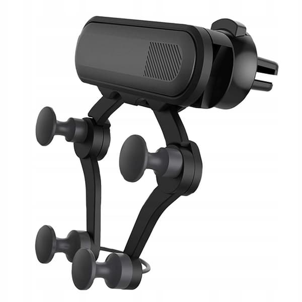 Mobilholder til Bilens Ventilationsgitter sort black