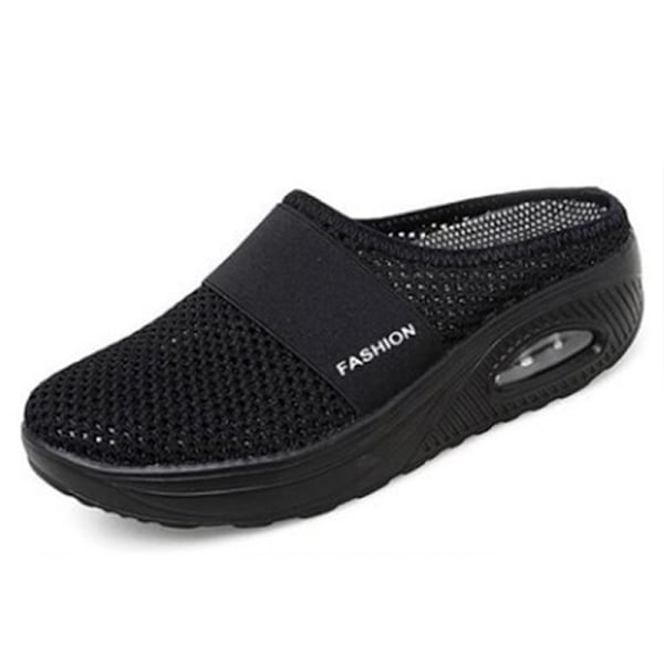 Air Cushion Walking Shoes Andas Casual Mesh Slip on Walking Shoes For Outdoor Indoor New red red 41