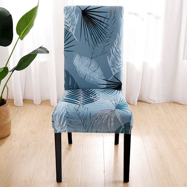 4-pack Stretch Dining Chair Cover, Universal Tvättad Stolsöverdrag