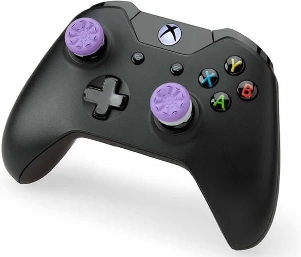FPS Freek Galaxy Purple til Xbox One og Xbox Series X-controller | 2 performance-tommelfingergreb | 1 høj, 1 medium