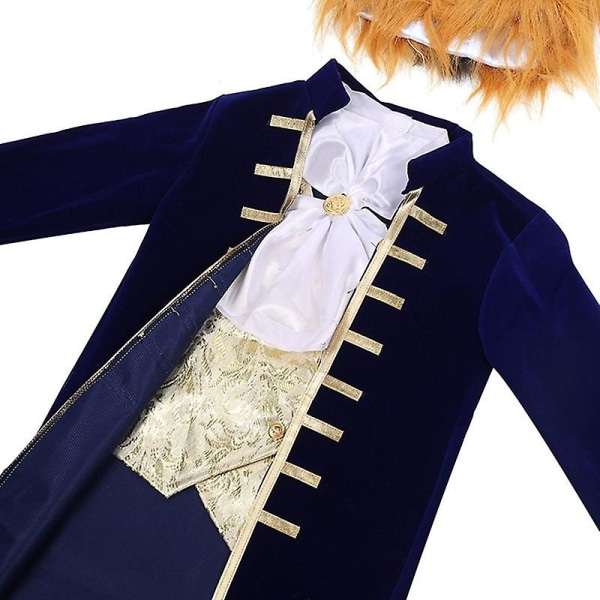 Beauty and the Beast' Beast Prince Party Dress Up Kostym M(130-140)