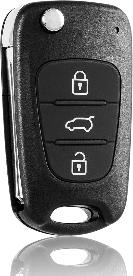 Nøglehus / Alarmboks til Hyundai & Kia - 3 knapper 46