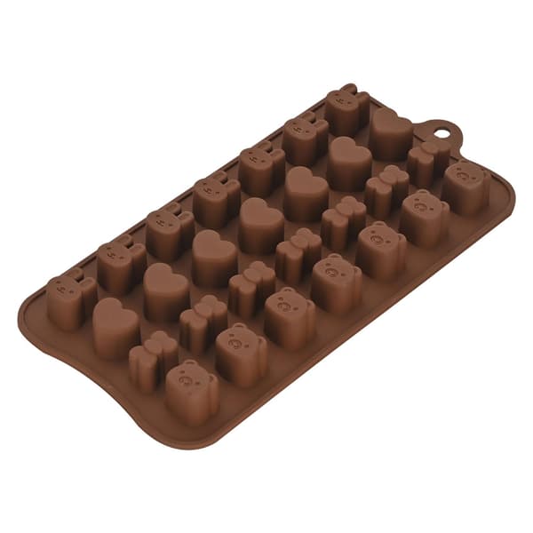 Sød Genanvendelig Silikoneform til Chokoladegodter, Isterninger, Gelé og Budding - Model CC-090