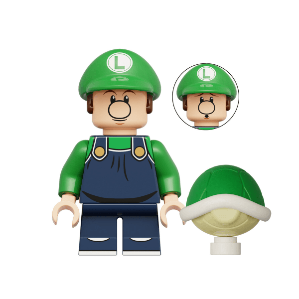 Super Mario byggstenar Action Minifigur Leksaker för barn