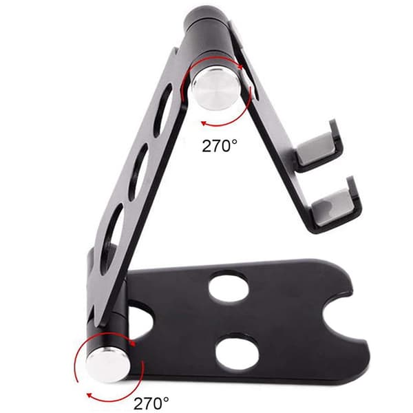 Mobilholder | Bordholder til Smartphone og Tablet Metal sort black