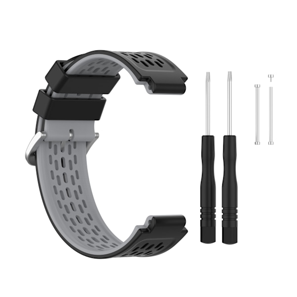 Klockarmband Garmin Forerunner 220/230/235/630/620/735XT, Approach S20/S5/S6 Svart Sort