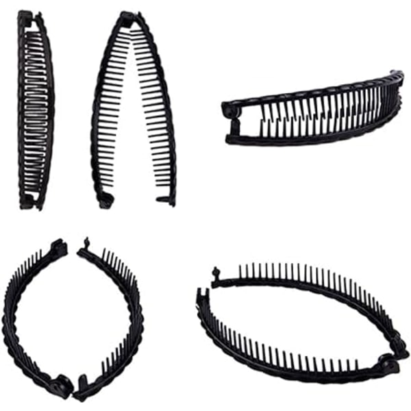 Bananklämmor 10 stycken Bananhårklämmor Bananklämmor Fiskklämmor B