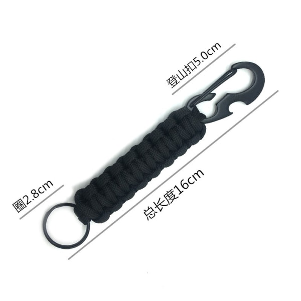 Paracord nøglering udendørs paracord flettet nøglering