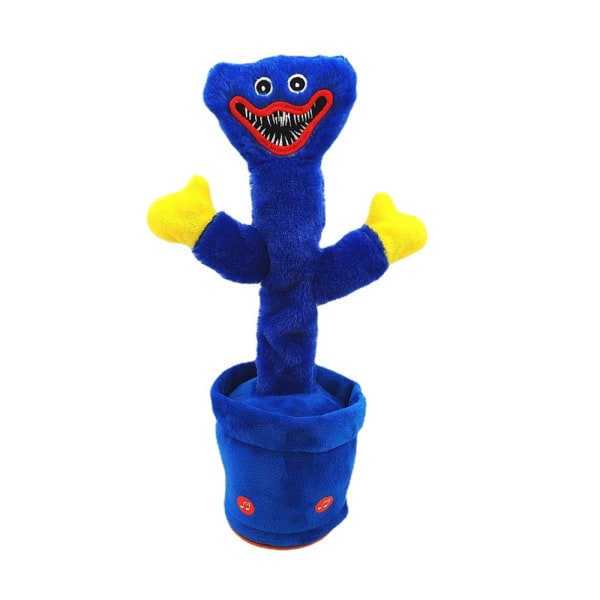 Poppy Playtime Huggy Wuggy Dancing Talking Cactus Dance Kid Lelu Blue