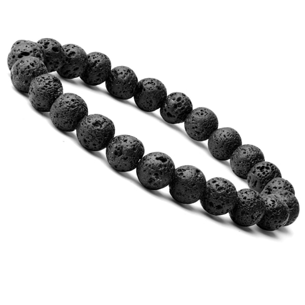 8mm Volcanic Stone Bracelet Volcanic Rock Bead Bracelet