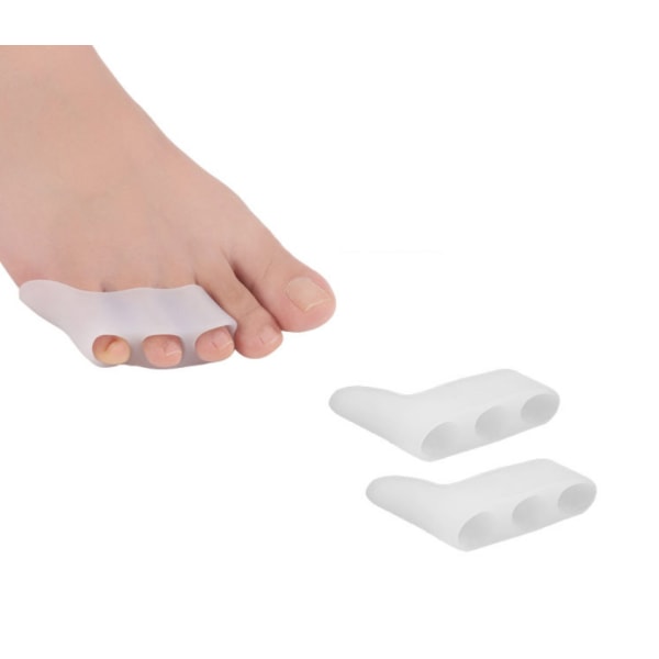 Little Toe Separators Correct Overlapping Toes Gel 2 Pairs