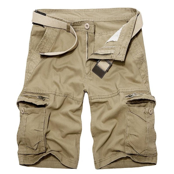 Arbeidsklær for menn Halvlange shorts Khaki 32