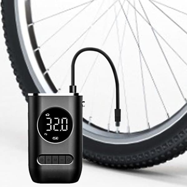 Elektrisk cykelpump, bärbar batterikompressor, luftpump för motorcyklar