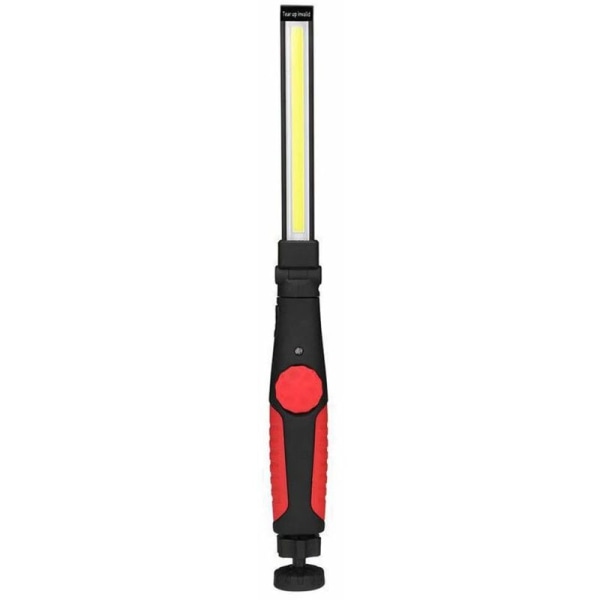 Rechargeable LED Work Light with Magnetic and USB Rechargeable, Inspection Light for Household Workshop Outdoor Camping Hiking (Red)