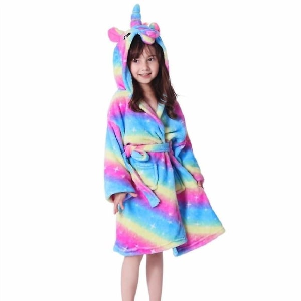 Children Bathrobes Rainbow Sleepwear K 10 / rainbow