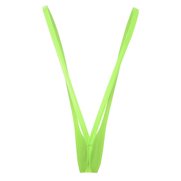 Humoristisk Mankini: Perfekt för Stranden & Självsäkra Green Grön