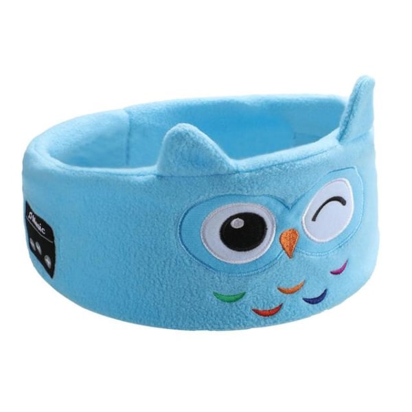 Bluetooth Headset Barn Tegneserie Animal Design Sleep Eye Mask blue