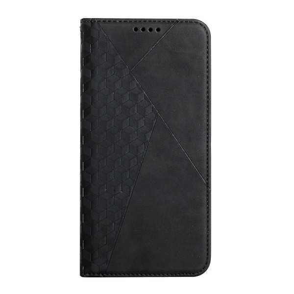 Xiaomi Redmi 10 veske Premium Cover Magnetic Leather Folio Svart