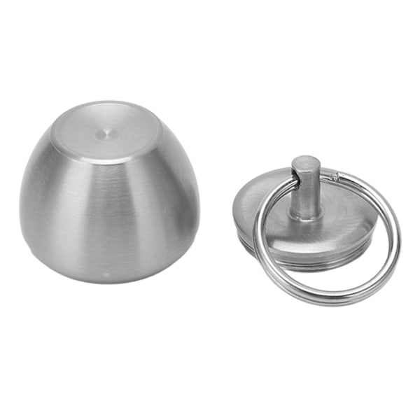 Ruostumattomasta teräksestä valmistettu pillerikotelo, omenan muotoinen, mini kannettava ruostumattomasta teräksestä valmistettu metallinen pieni lääkelaatikko, suljettu purkki, avaimenperäriipus