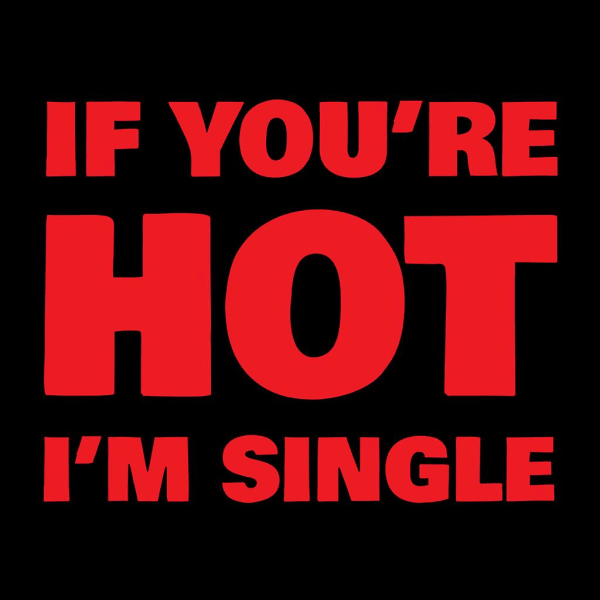 If Your Hot Im Single Dame hættetrøje CMK Black XX-Large