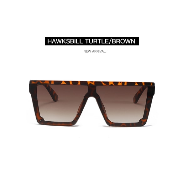 men's and women's big frame conjoined sunglasses Douhua double tea