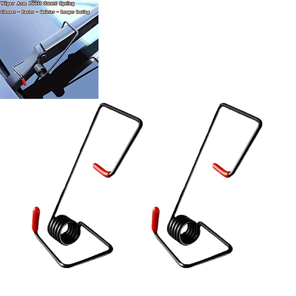Nye Bil Vindrutetorker Booster Fjedre Universal Passende Vindrutetorker Arme Legering 2PCS