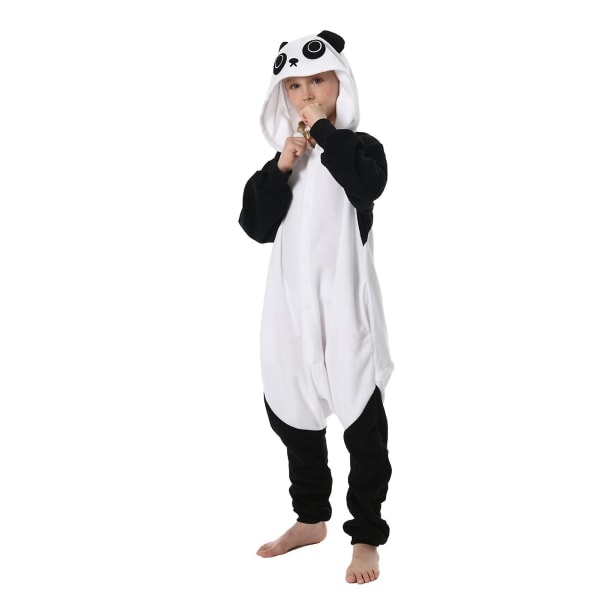 Unisex-lasten Onesie-pyjaman pehmoasu Söpö Halloween-asu K Panda 125