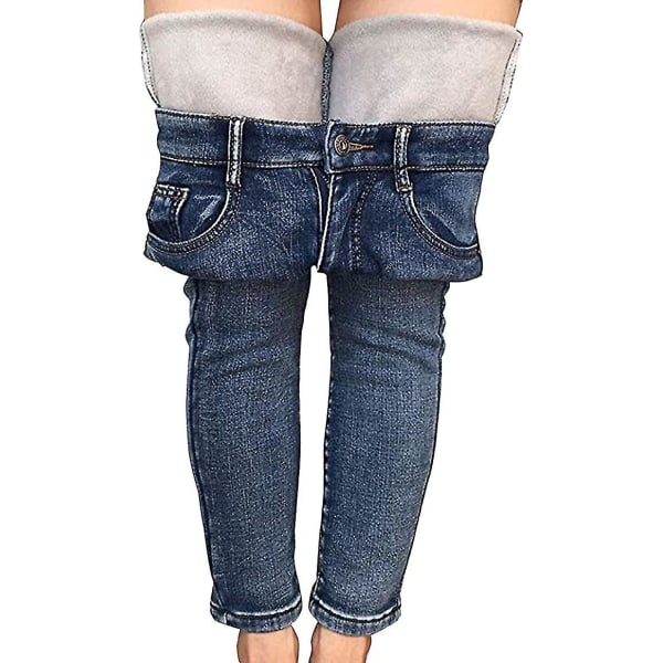 Women's Winter Fleece Lined Stretch Jeans 26