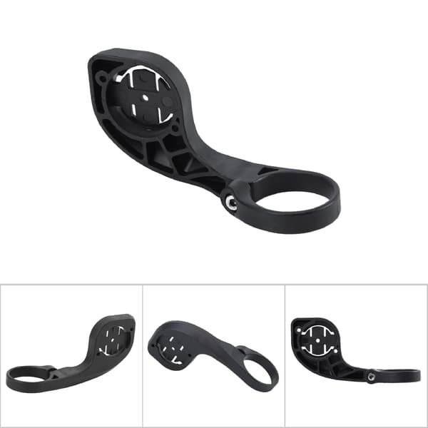 Holdbar Plastik Cykel Styr Computer GPS Beslag til Garmin Edge (Sort)