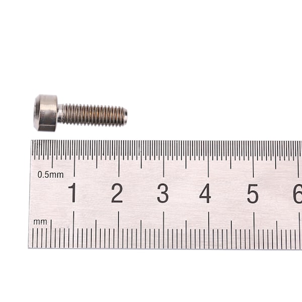 6-pack M5x16mm Titanlegering Cykelstyrstolpbultar för Mountainbikes
