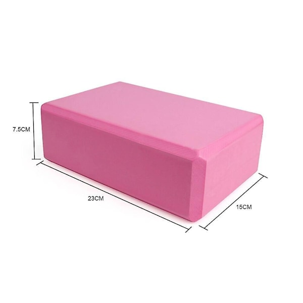 Træning Fitness Sport Gym Pilates Yoga Blok Eva Skum Yoga Klods Til Crossfit Træning Workout Bodybuilding Udstyr Pink