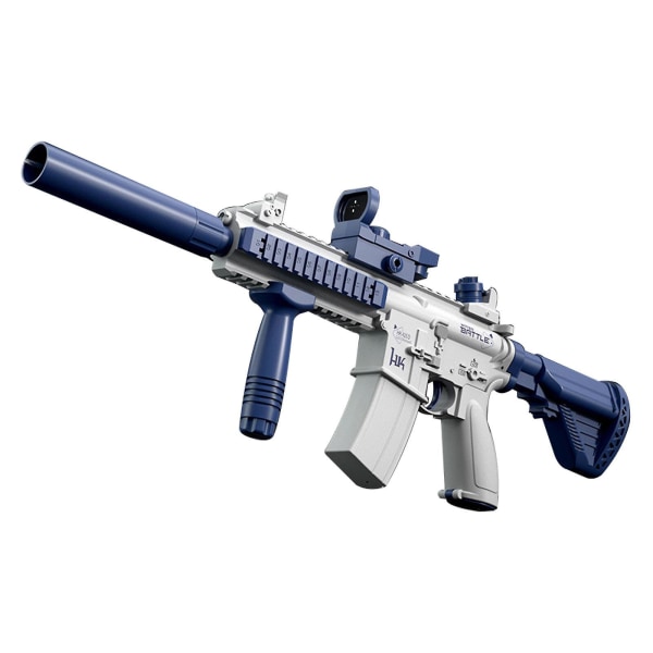 Snabb leverans M4 elektrisk vattenpistol Automatisk vattenpistolleksak Blue