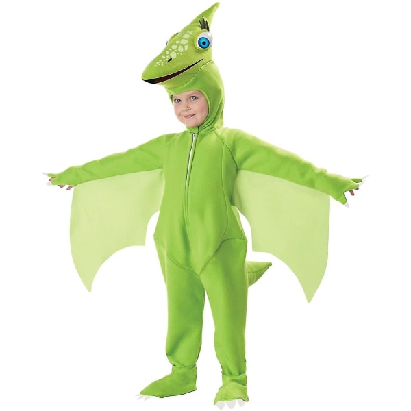 Dyre Dinosaur Kostyme Barn Drage Jumpsuit Pterosaur Lekeklær Halloween Performance Klær CMK