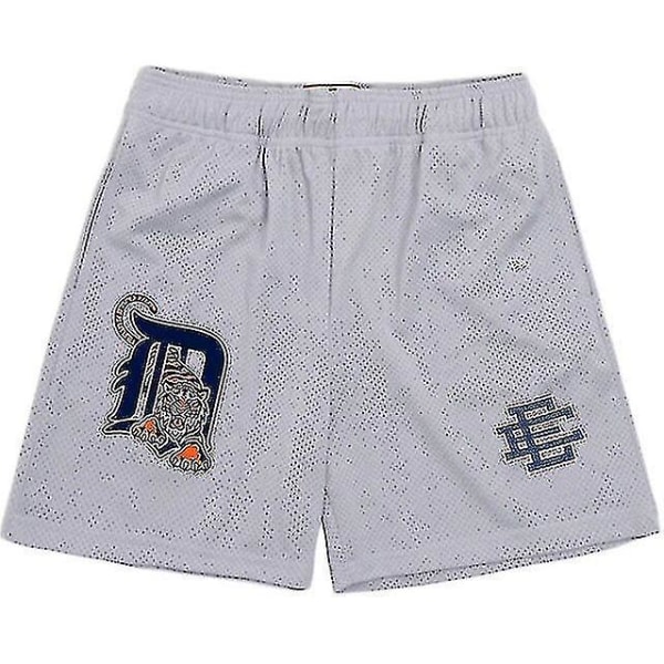 Eric Emanuel Ee Basic Short 2022 Men"s Fitness Shorts Beach Pants Sports Mesh Breathable Men"s Short CMK M grey Tiger