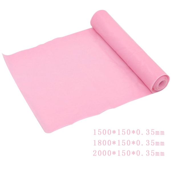 Training Strap-Gummi gummibånd for effektiv trening pink 1500*150*0.35mm