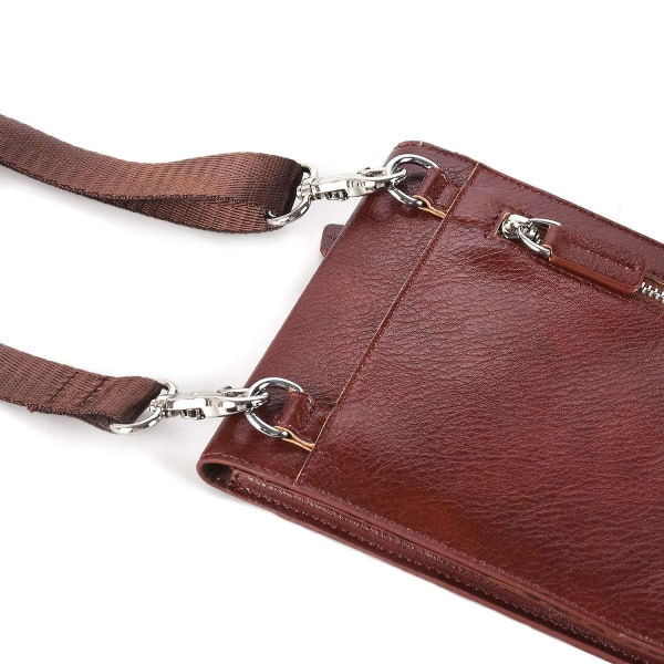 Lille skulder crossbody taske smartphone taske 6,4" maroon