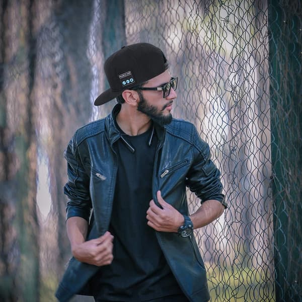 Hatt med Bluetooth-høyttaler Justerbar Musikkhatt Bluetooth-caps Black