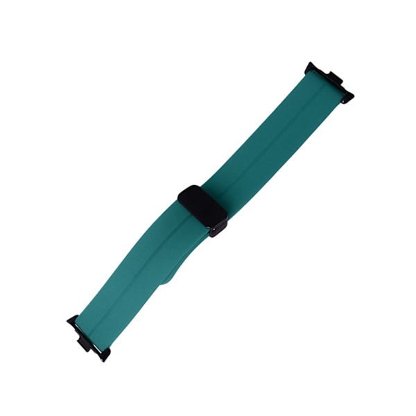 Silicone Magnetic Foldable Flexible Waterproof Watch Strap for Mi Band 8 Pro - Army Green