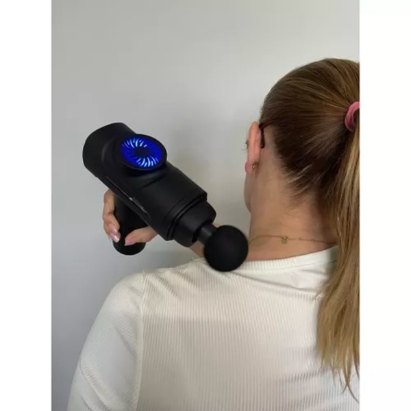 Hierontapistooli / Lihaspistooli / Massage Gun - Langaton Black Svart