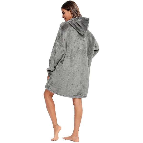 Pullover Sweatshirt Huvrock Tröja Filt Sleepwear Fleece