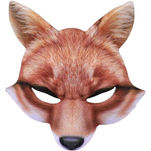 Fox Mask för Mask Party Cosplay B