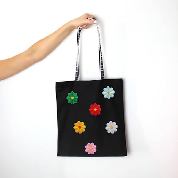 39 stk blomstrete broderte strykejernsmerker Sommerfugl Daisy Applikasjon Dekorasjon Symerker for klær vesker luer jakker hatt Jean