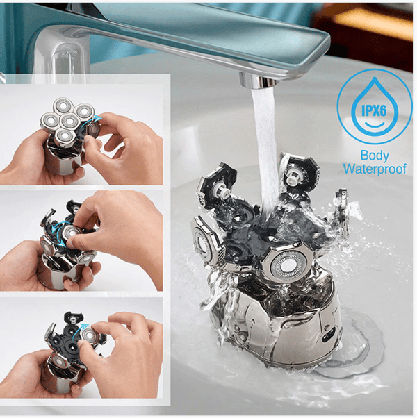 6-i-1 barbermaskin / trimmer for hode og ansikt