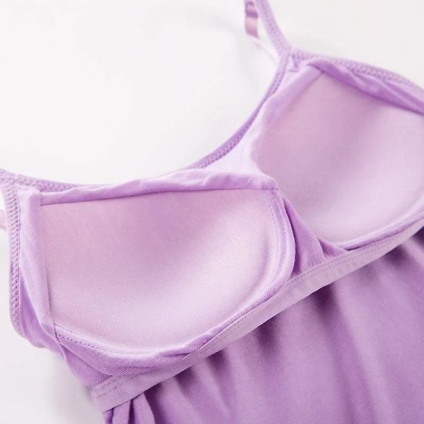 Polstret Camisole BH for kvinner Purple L