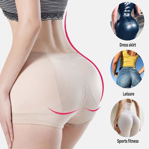 Summer thin peach hip artifact high waist hip lift panties Skin L(100-110kg)